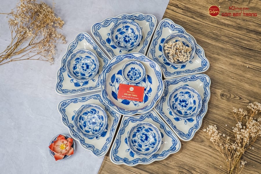 Bát đĩa Hoa Mặt Trời